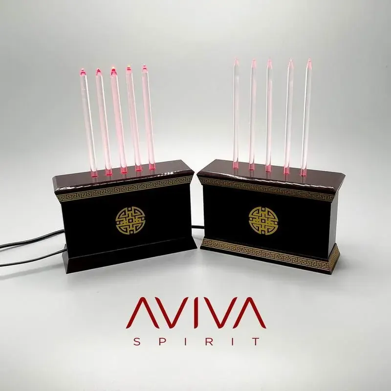 กระถางธูปไฟฟ้า 5 ดอก (ไหว้เจ้าที่) หินอ่อน Modern Luxury โดย Aviva Spirit