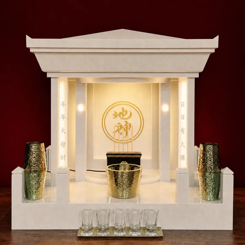 ตี่จู้เอี๊ยะ หินอ่อน ตี่จู้ Modern Luxury เรียบหรู ขนาด 27 นิ้ว